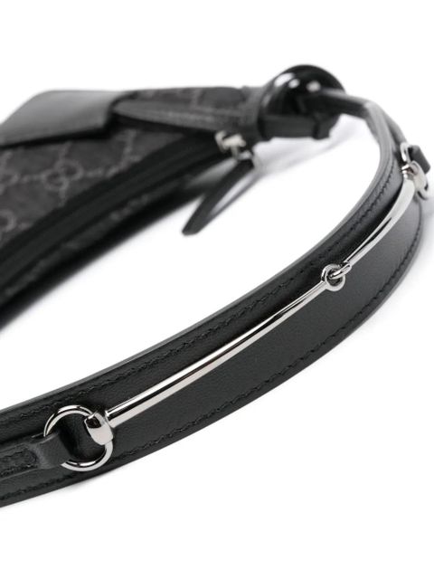 Gucci small Horsebit shoulder bag - Black
