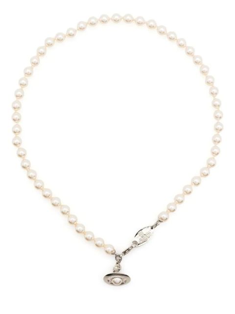 Vivienne Westwood faux-pearl necklace - Neutrals