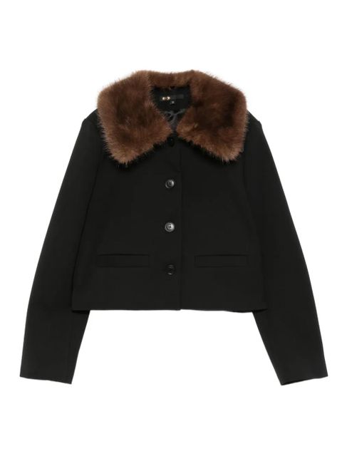 Maje collared jacket - Black - zdjęcie produktu nr 1