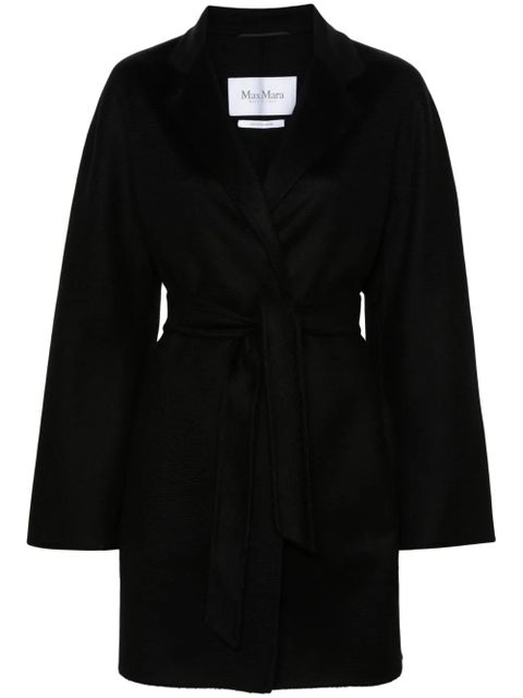 Max Mara belted cashmere midi coat - Black - zdjęcie produktu nr 1