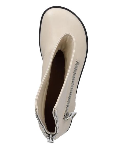 JW Anderson 30mm zip-detail boots - Neutrals - zdjęcie produktu nr 2