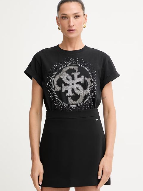 Guess T-shirt damski bawełniany - zdjęcie produktu nr 1