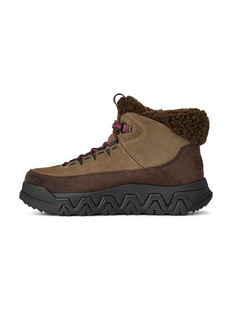 UGG śniegowce skórzane Terretrail Cozy Lace kolor brązowy 1158210.DDC