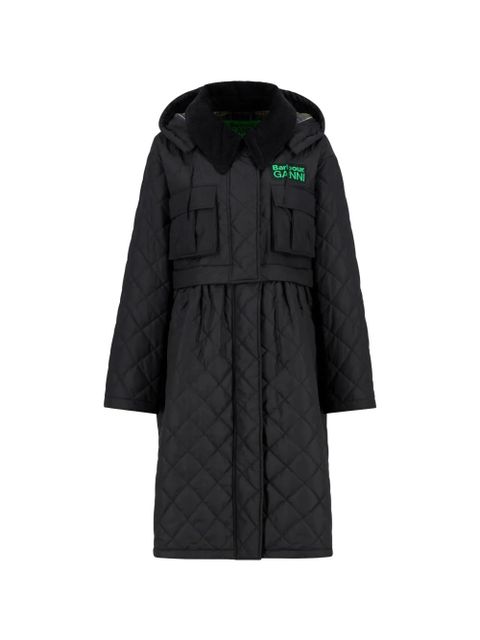GANNI quilted pocket coat - Black - zdjęcie produktu nr 1