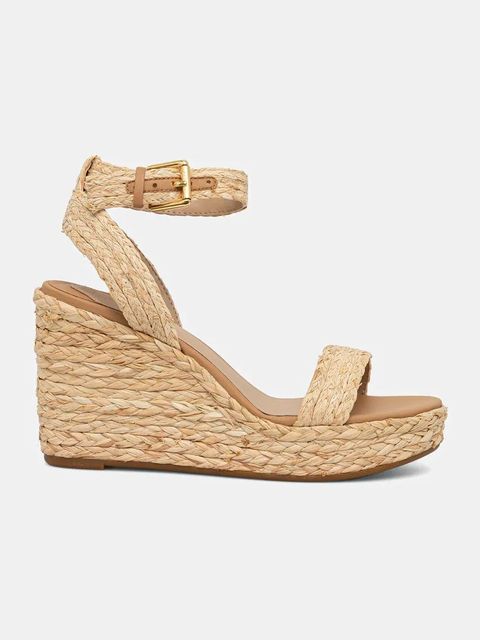 Lauren Ralph Lauren sandały Hilarie IV kolor beżowy na koturnie 802966869001