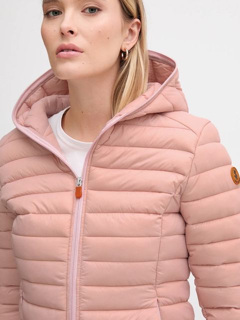 Save The Duck kurtka DAISY kolor różowy przejściowa D33620W.GIGA21