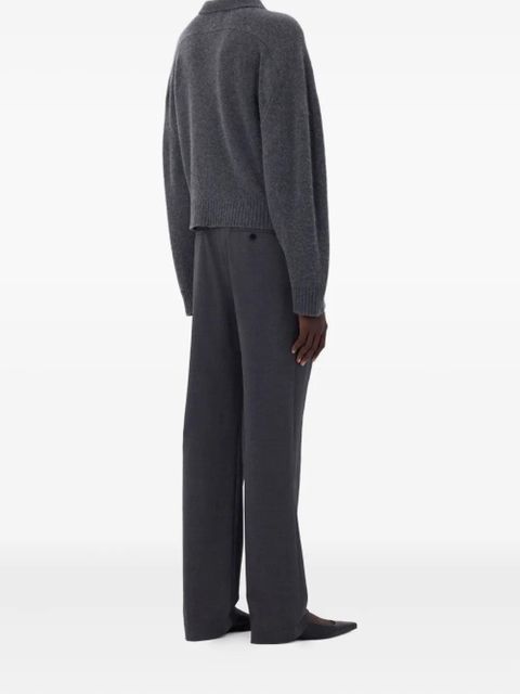 LouLou de Saison Homere LDS polo-neck ribbed sweater - Grey