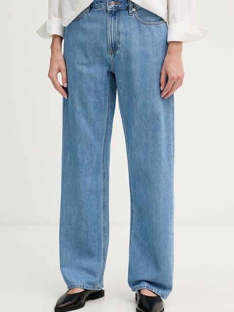 Calvin Klein Jeans jeansy straight damskie - zdjęcie produktu nr 1