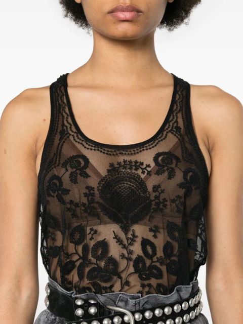 ISABEL MARANT Violette lace blouse - Black - zdjęcie produktu nr 2
