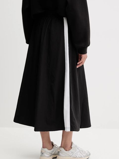 Puma spódnica kolor czarny midi rozkloszowana 633438