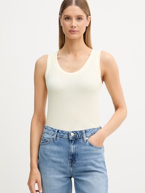 United Colors of Benetton top damski z wiskozy - zdjęcie produktu nr 2