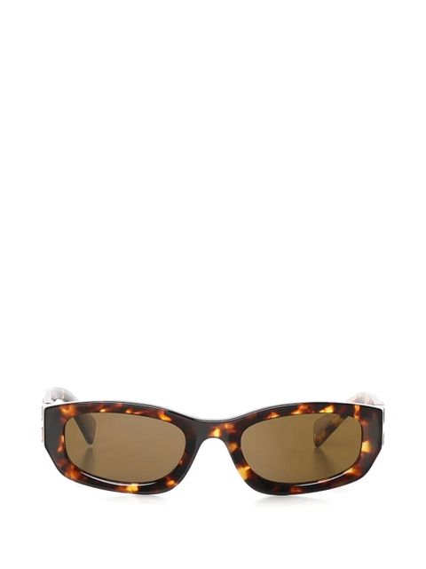 Miu Miu logo rectangle sunglasses - Brown - zdjęcie produktu nr 1