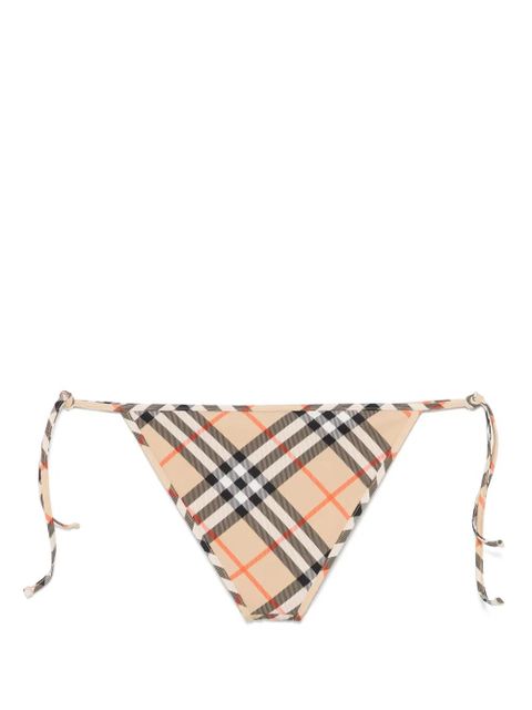 Burberry Check bikini bottoms - Neutrals - zdjęcie produktu nr 2