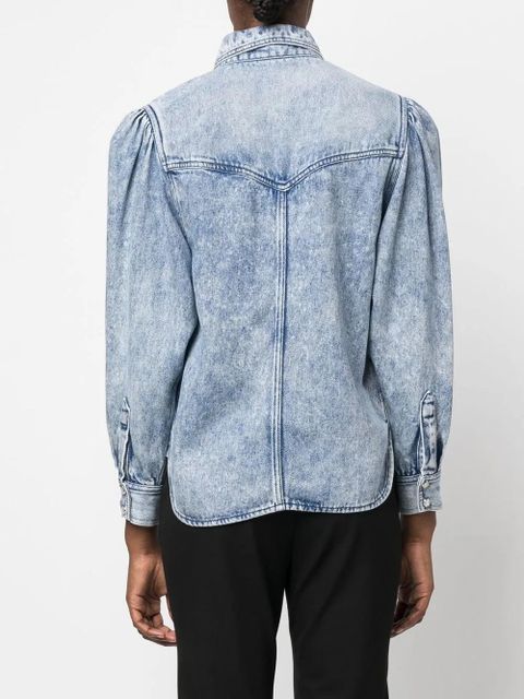 MARANT ÉTOILE cotton-lyocell denim jacket - Blue
