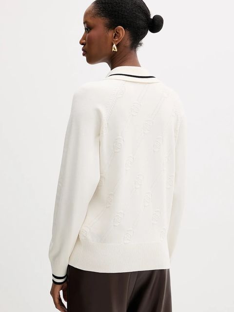 Liu Jo kardigan damski kolor beżowy lekki TF5032.MS63L - zdjęcie produktu nr 2