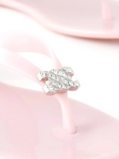 Casadei embellished flip-flops - Pink