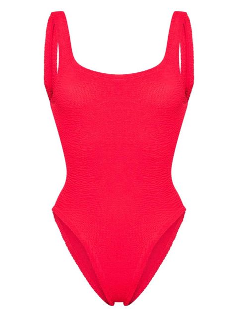Hunza G low-back textured swimsuit - zdjęcie produktu nr 1