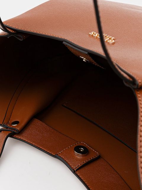 Guess torebka AMORETTE kolor brązowy HWBG78 98240