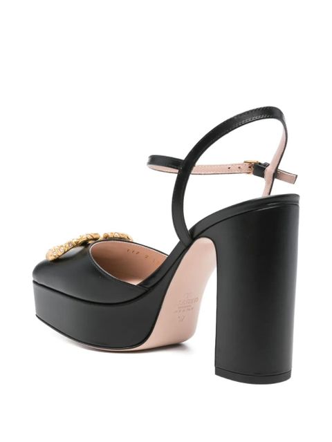 Valentino Garavani 110mm VLogo Signature platform pumps - Black - zdjęcie produktu nr 2
