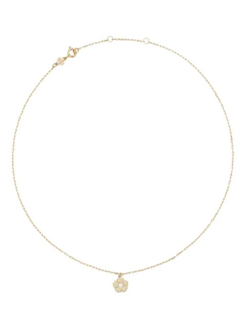 Tory Burch flower-pendant necklace - Gold - zdjęcie produktu nr 1