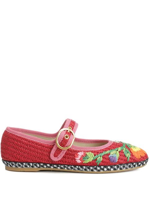 Valentino Garavani Endouce embroidered ballet flats - zdjęcie produktu nr 1