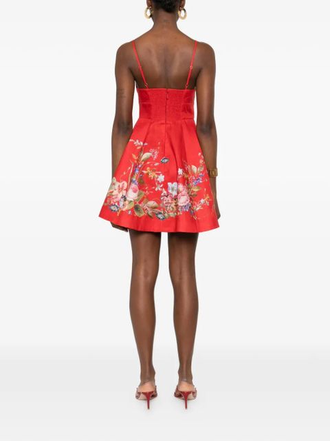 ZIMMERMANN Patience mini dress - Red
