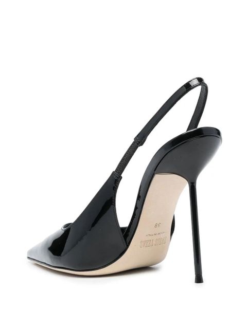 Paris Texas Lidia 110mm patent-leather pumps - Black