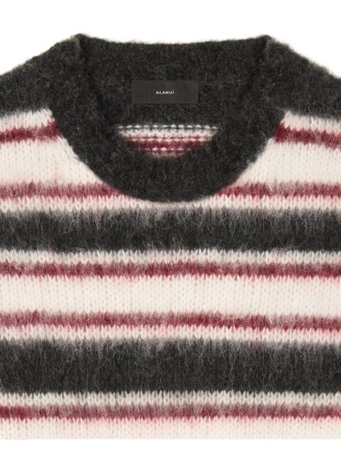 Alanui striped-pattern sweater - Multicolour
