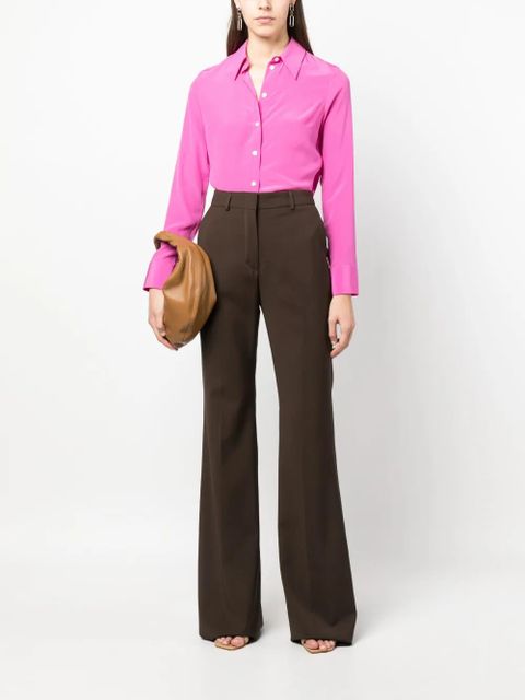 Sportmax high-rise straight-leg trousers - Brown - zdjęcie produktu nr 2