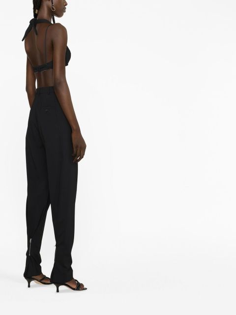 Jacquemus tapered-leg trousers - Black
