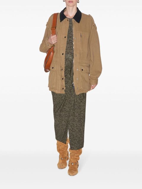 MARANT ÉTOILE Joanna denim jacket - Brown