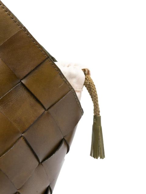 DRAGON DIFFUSION Botteghe woven tote bag - Green