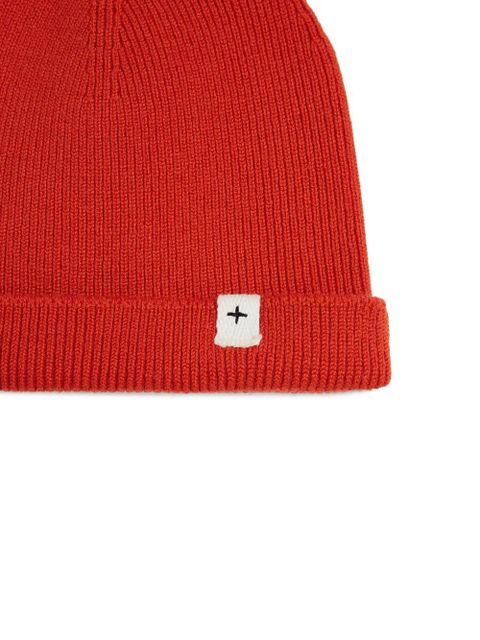 Jil Sander ribbed-knit beanie - Red - zdjęcie produktu nr 2