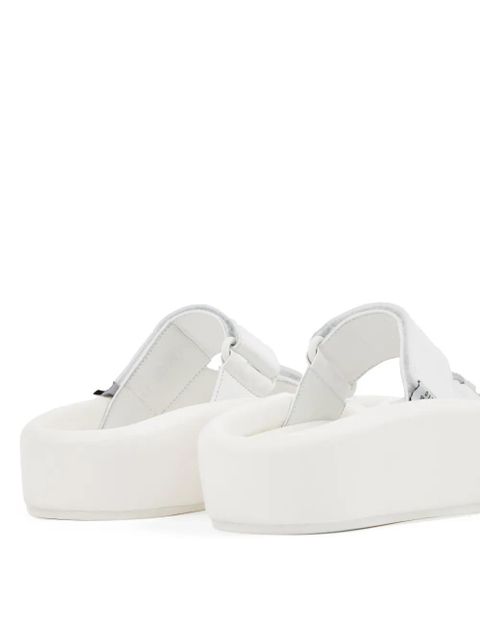 MM6 Maison Margiela Webbing leather sandals - White