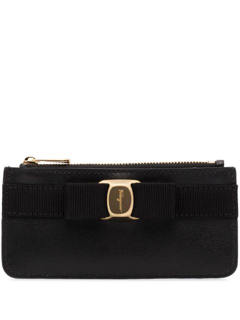 Ferragamo Vara bow long leather wallet - Black - zdjęcie produktu nr 1