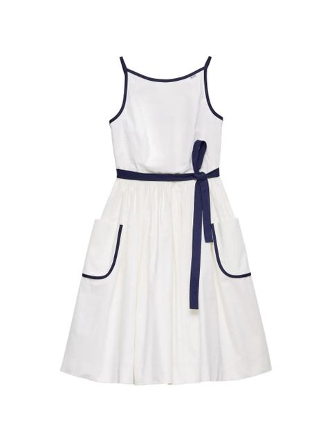 Prada slubbed toile dress - White - zdjęcie produktu nr 1