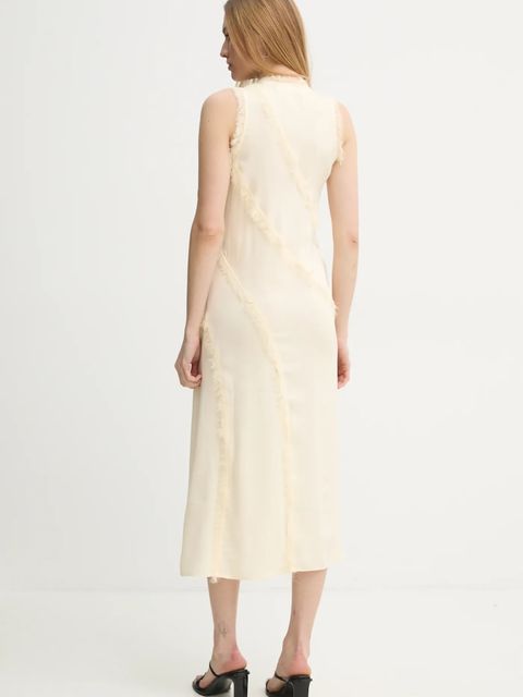 Day Birger et Mikkelsen sukienka Ryleigh kolor żółty midi rozkloszowana DAY65243750