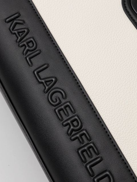 Karl Lagerfeld torebka K/AVIATOR kolor biały A4W30283