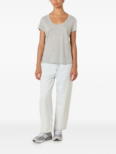 American Vintage Jacksonville scoop-neck T-shirt - Grey - zdjęcie produktu nr 2