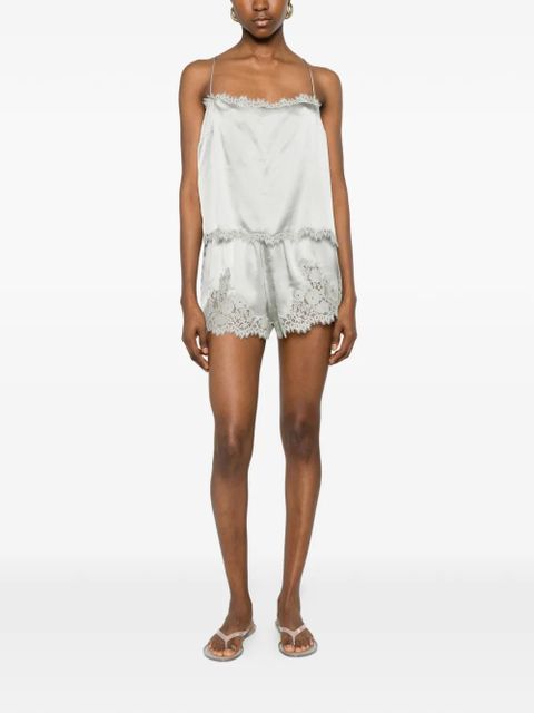 DÔEN Loure lace-trim top - Green - zdjęcie produktu nr 2