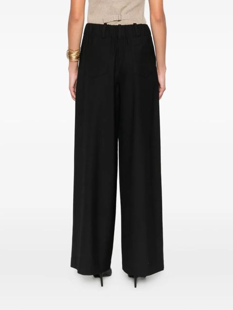 Maje belted trousers - Black