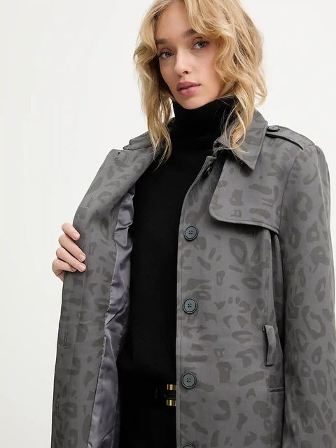 Answear.LAB płaszcz kolor szary