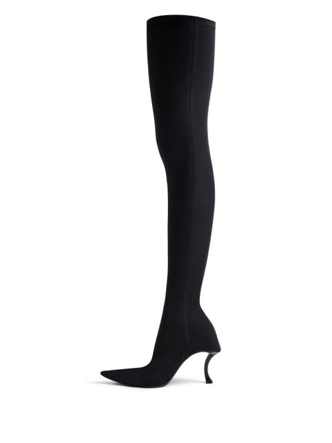 Balenciaga Hourglass 100mm over-the-knee boots - Black