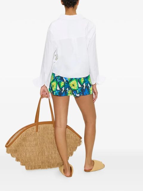 Simon Miller Mina floral-print mini shorts - Blue - zdjęcie produktu nr 1