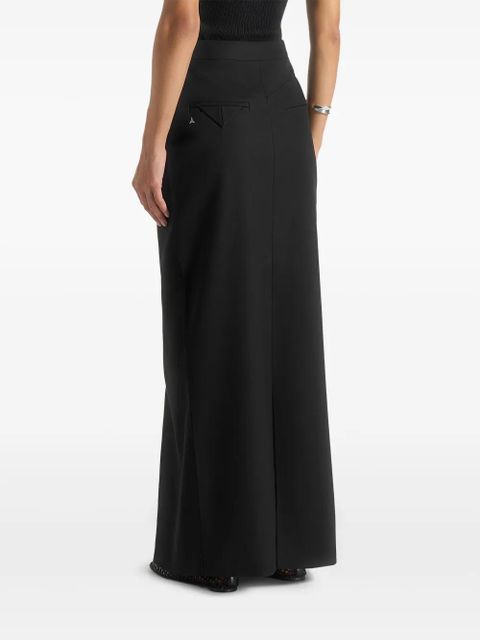 Manière De Voir Regine box-pleat maxi skirt - Black - zdjęcie produktu nr 2