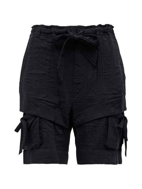 MARANT ÉTOILE Bermia tie-waist pocket shorts - Black - zdjęcie produktu nr 1