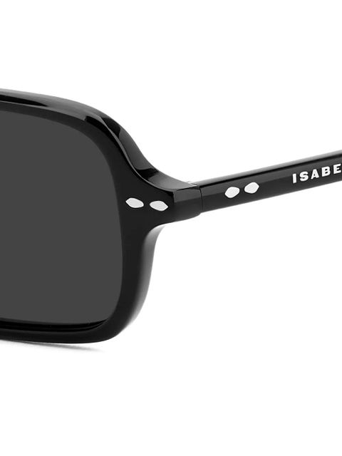 Isabel Marant Eyewear rectangular-frame sunglasses - Black