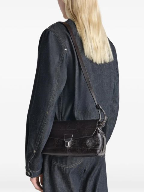 LEMAIRE small Gear shoulder bag - Brown