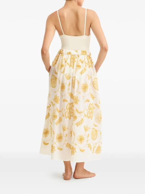 ERES Calie midi skirt - White