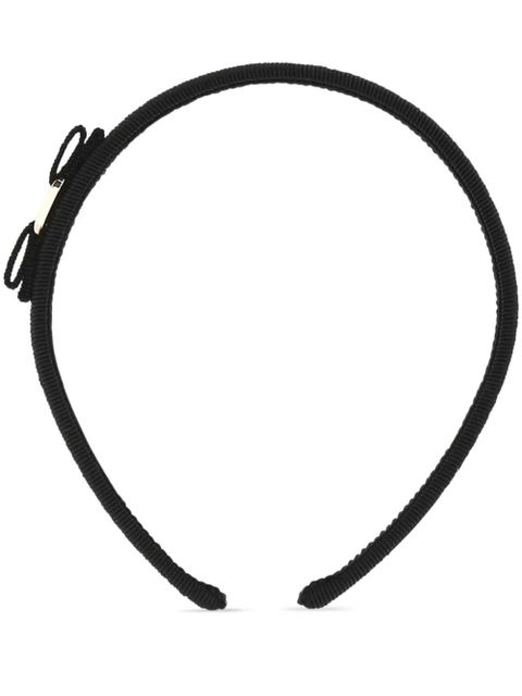 Ferragamo bow embellished hair band - Black - zdjęcie produktu nr 1